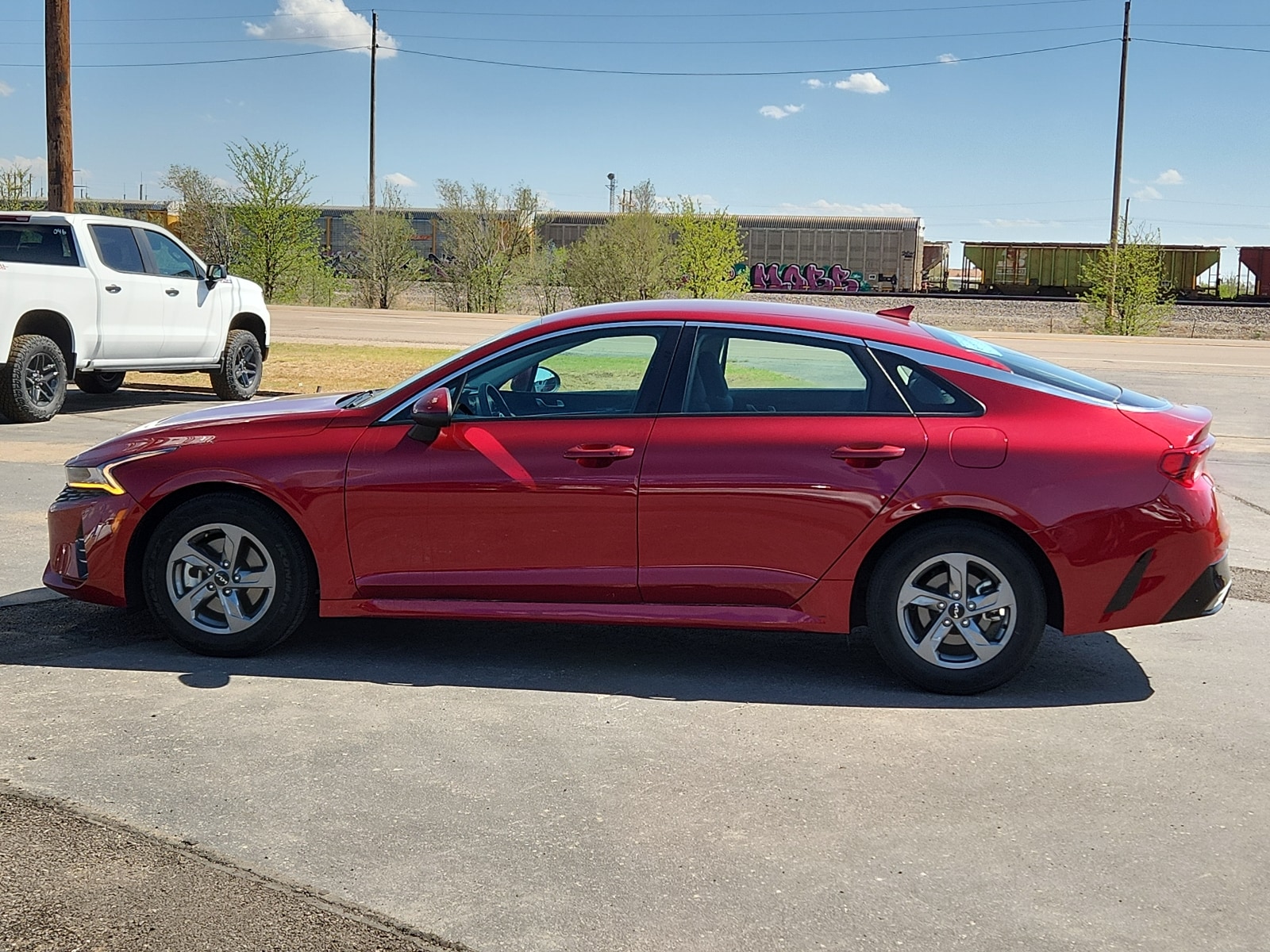 Used 2023 Kia K5 LXS with VIN 5XXG14J29PG194832 for sale in Clovis, NM