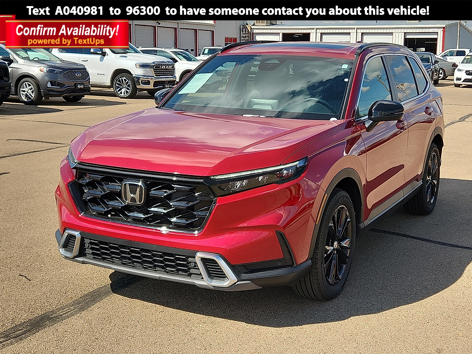 Red 2025 Honda CR-V Hybrid Sport Touring AWD SUV / Crossover All-Wheel Drive Automatic