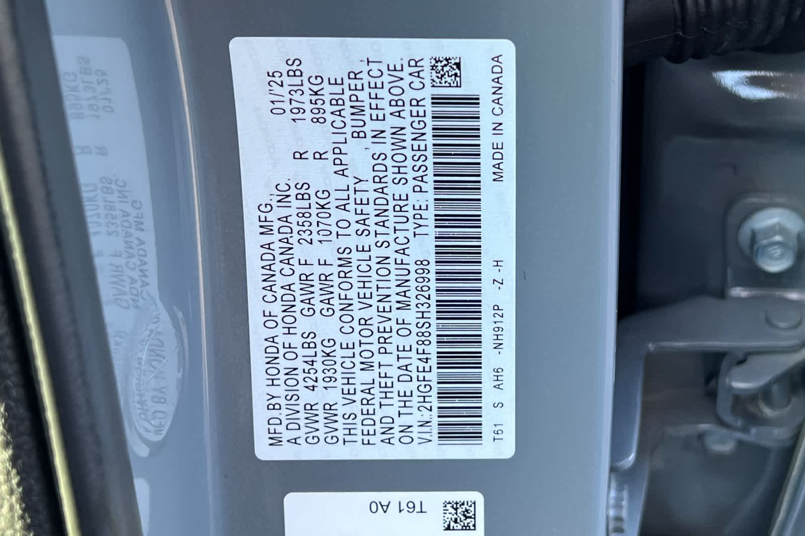 Thumbnail: 2025 Honda Civic - 27