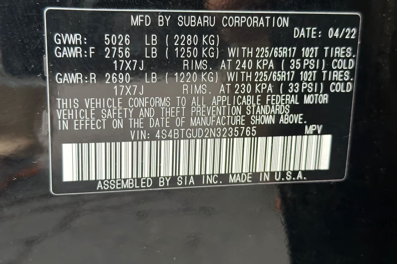 Thumbnail: 2022 Subaru Outback - 30