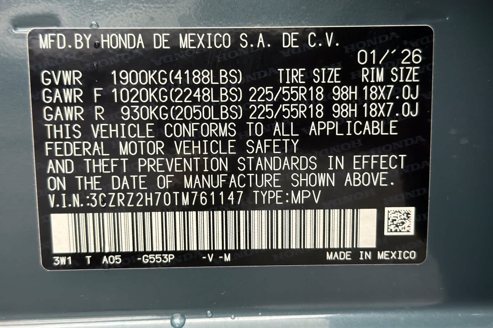 Thumbnail: 2026 Honda HR-V - 27