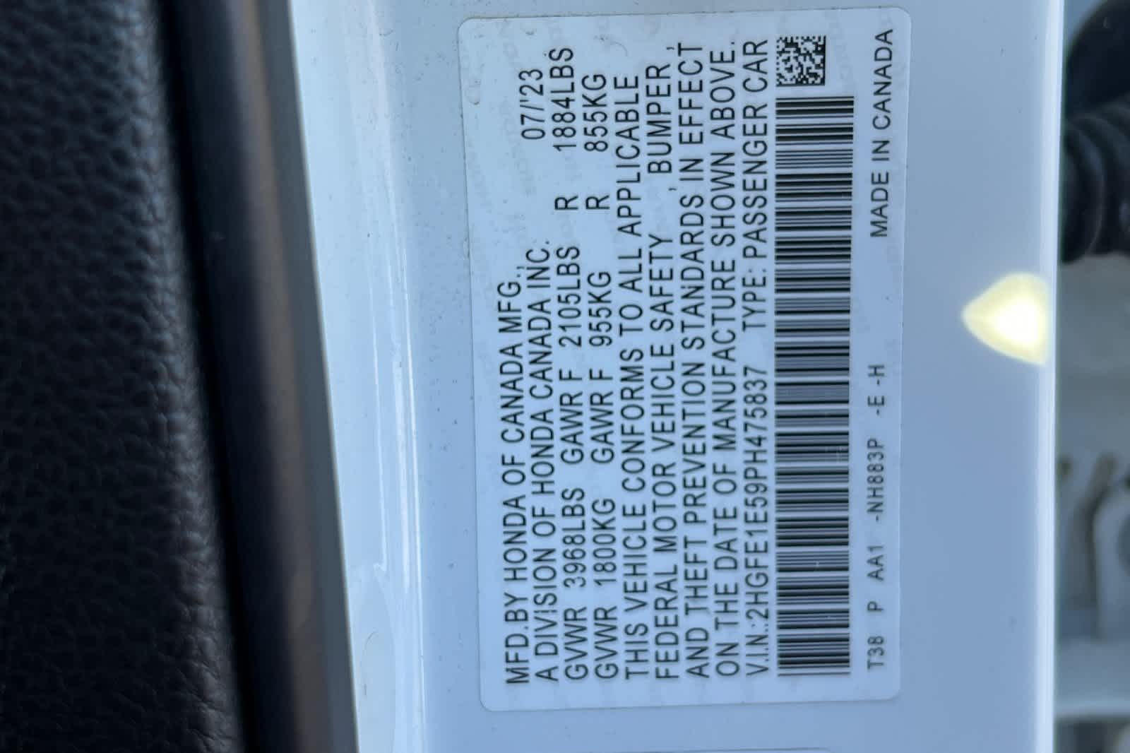 Thumbnail: 2023 Honda Civic - 28