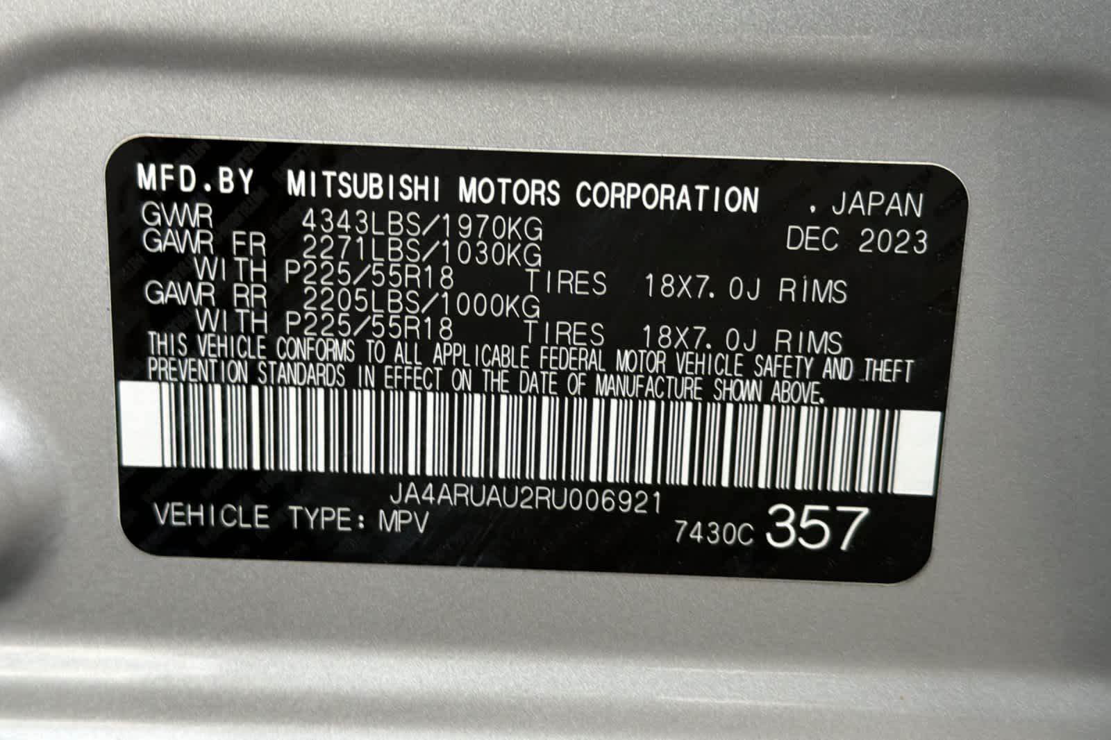 Thumbnail: 2024 Mitsubishi Outlander Sport - 27