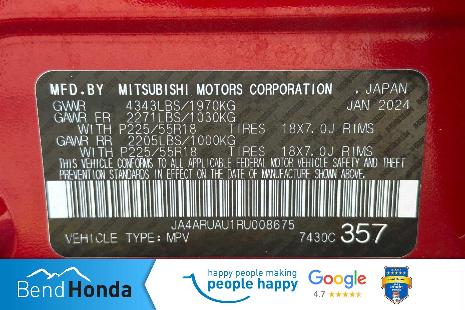 Thumbnail: 2024 Mitsubishi Outlander Sport - 29