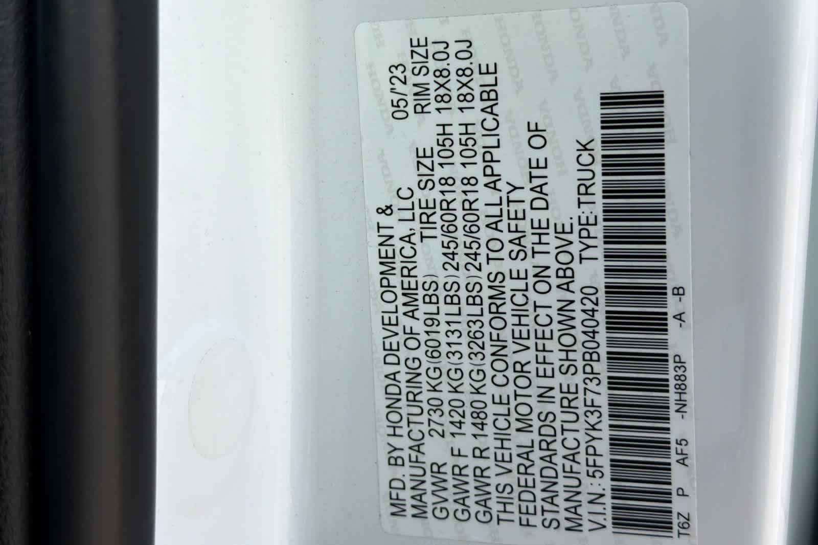 Thumbnail: 2023 Honda Ridgeline - 29