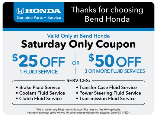 Honda Service Specials &amp; Deals in Bend, OR | Bend Honda