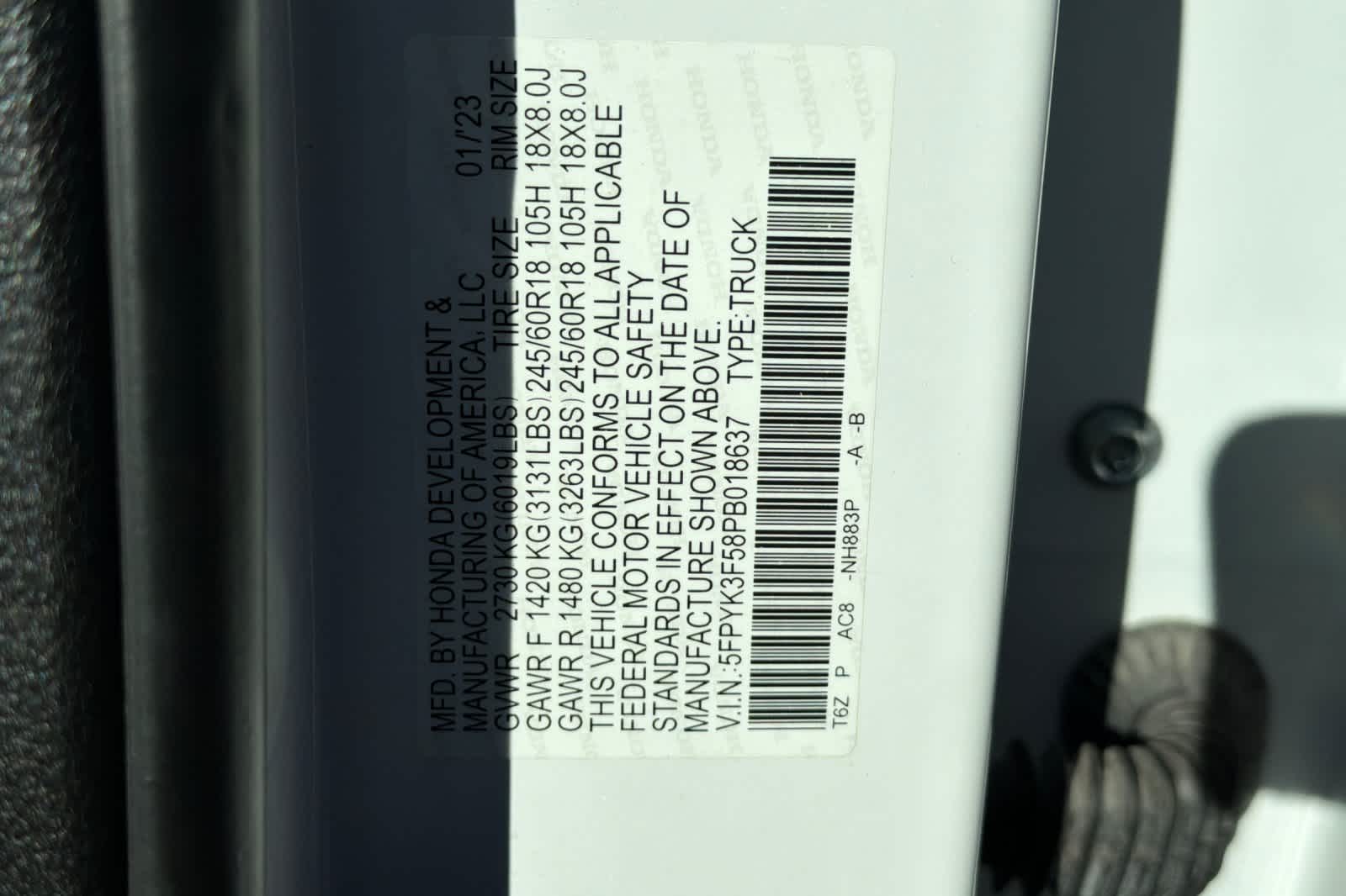 Thumbnail: 2023 Honda Ridgeline - 28