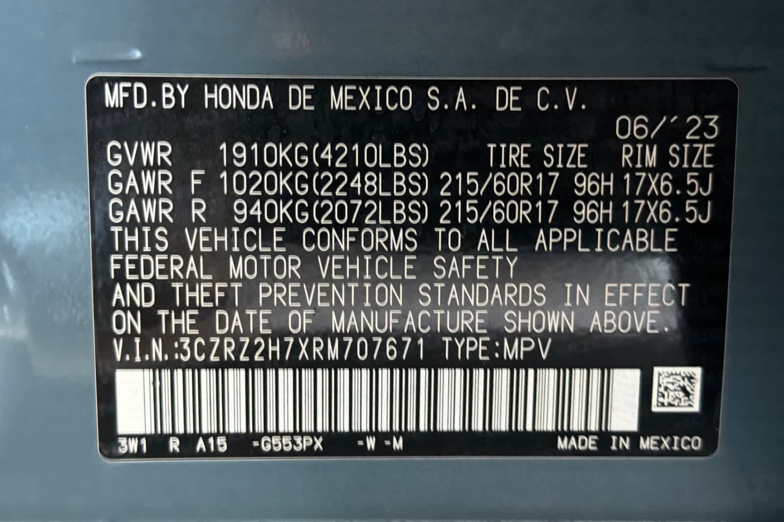 Thumbnail: 2024 Honda HR-V - 29