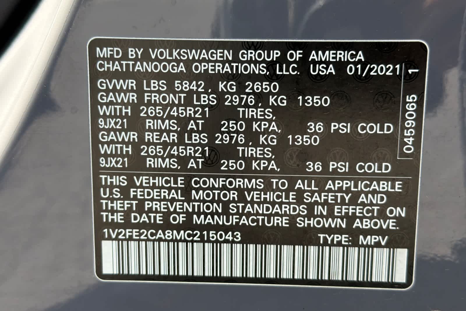 Thumbnail: 2021 Volkswagen Atlas - 30