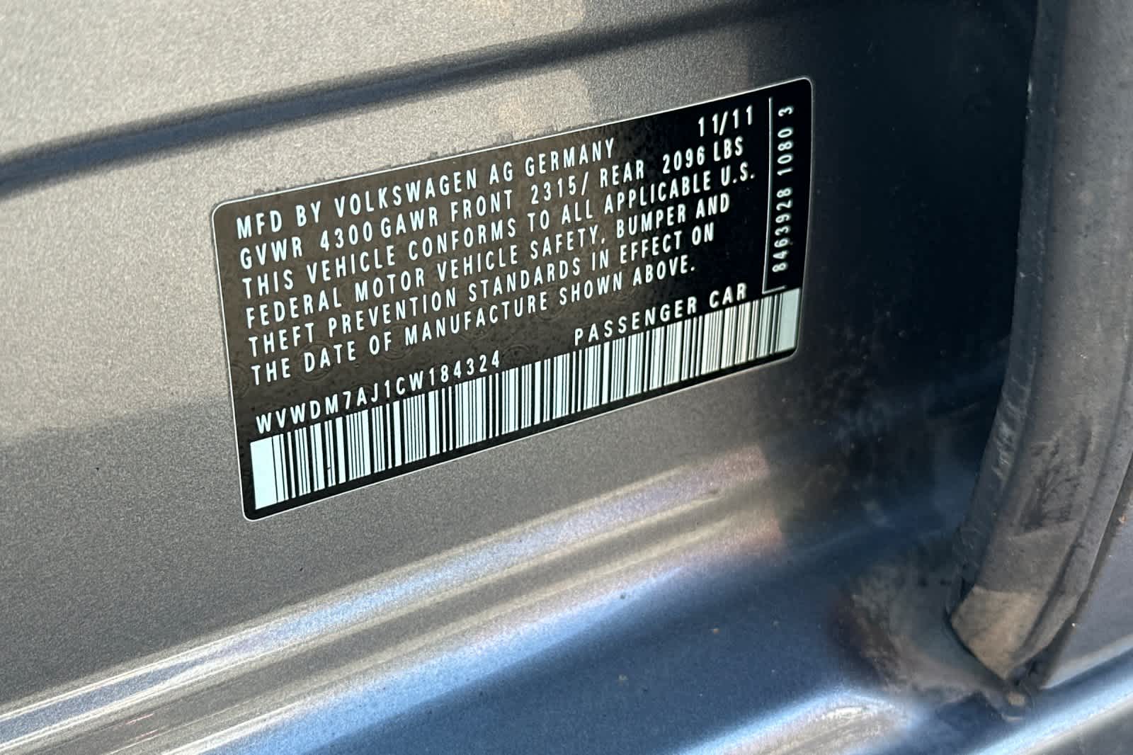 Thumbnail: 2012 Volkswagen Golf - 27