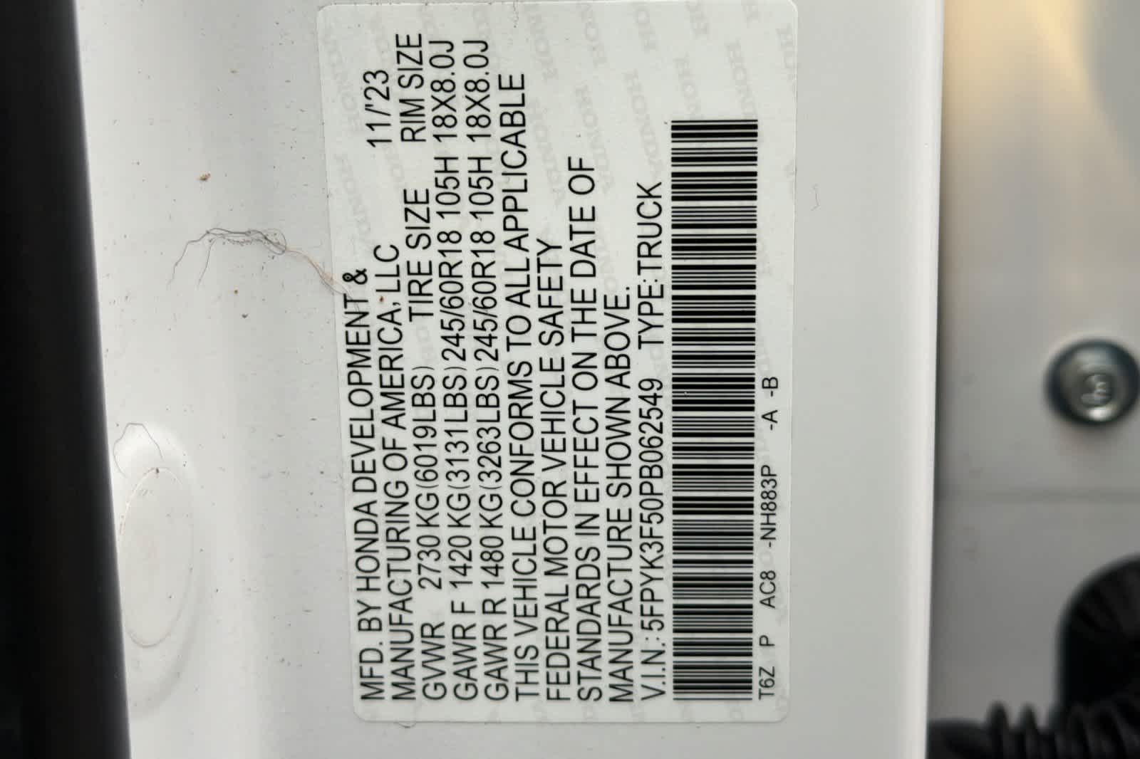 Thumbnail: 2023 Honda Ridgeline - 27