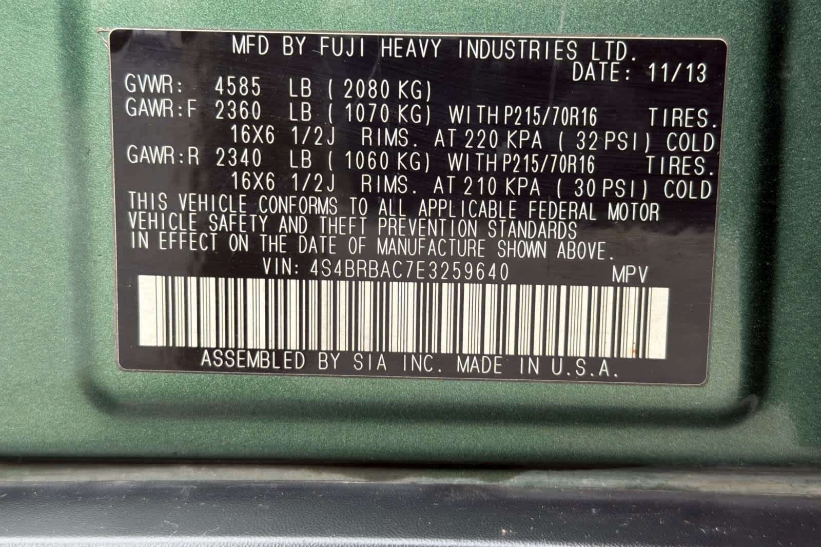 Thumbnail: 2014 Subaru Outback - 26