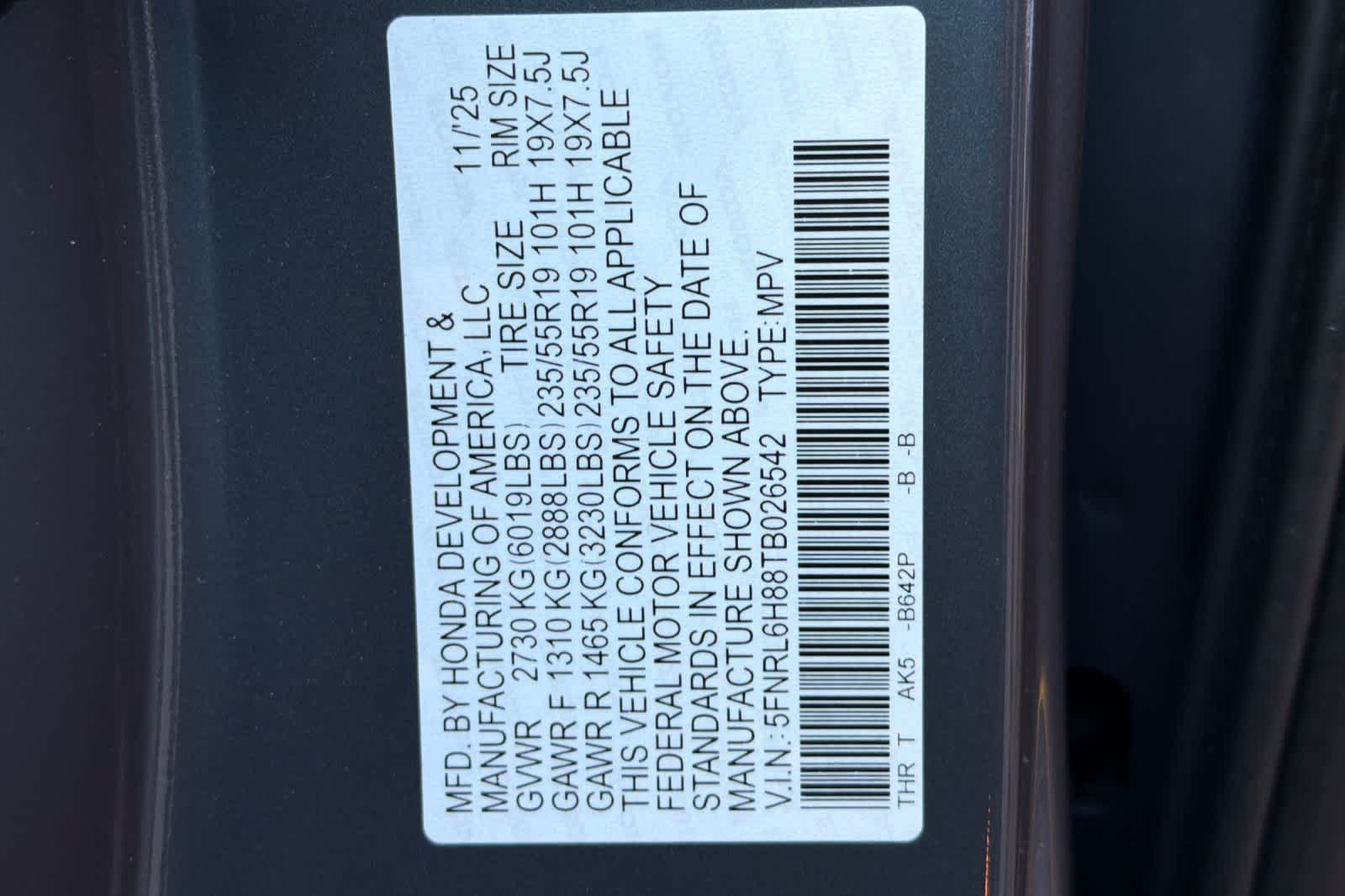 Thumbnail: 2026 Honda Odyssey - 30