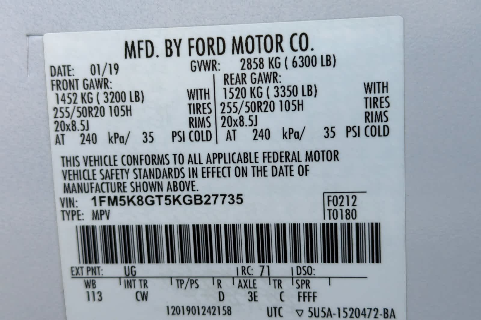 Thumbnail: 2019 Ford Explorer - 31