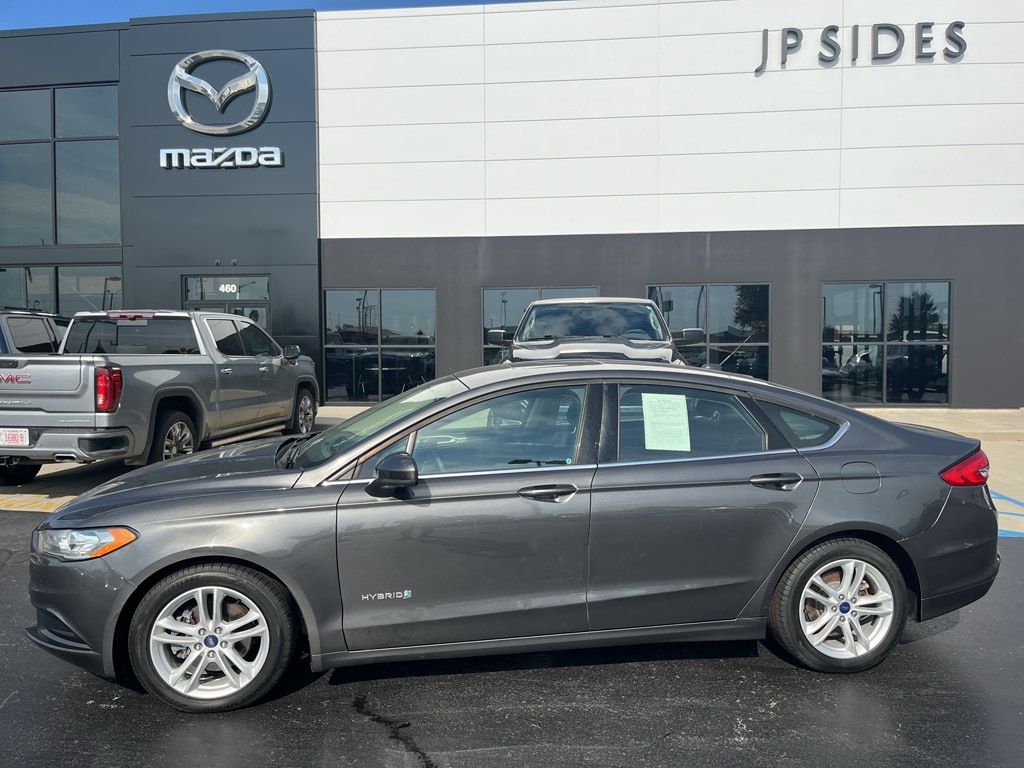 Used 2018 Ford Fusion Hybrid SE with VIN 3FA6P0LU4JR139088 for sale in Cape Girardeau, MO