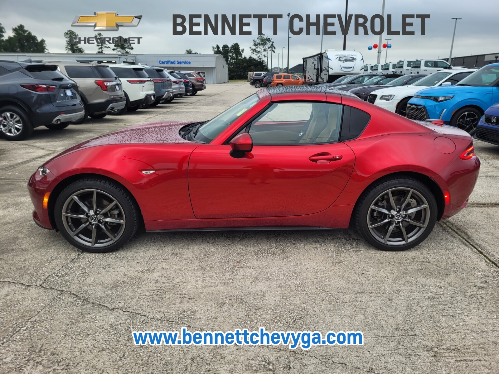 Used 2020 Mazda MX-5 Miata RF Grand Touring with VIN JM1NDAM77L0413626 for sale in Kingsland, GA