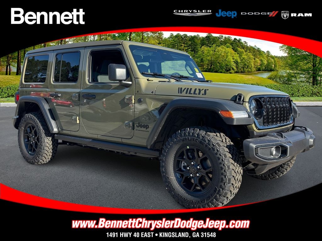New 2026 Jeep Wrangler 4-DOOR WILLYS Sport Utility