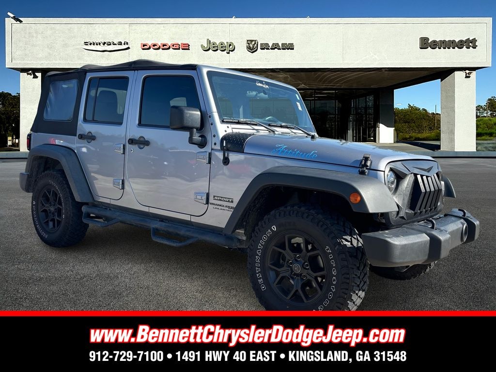 Used 2018 Jeep Wrangler JK Unlimited Sport 4x4 SUV