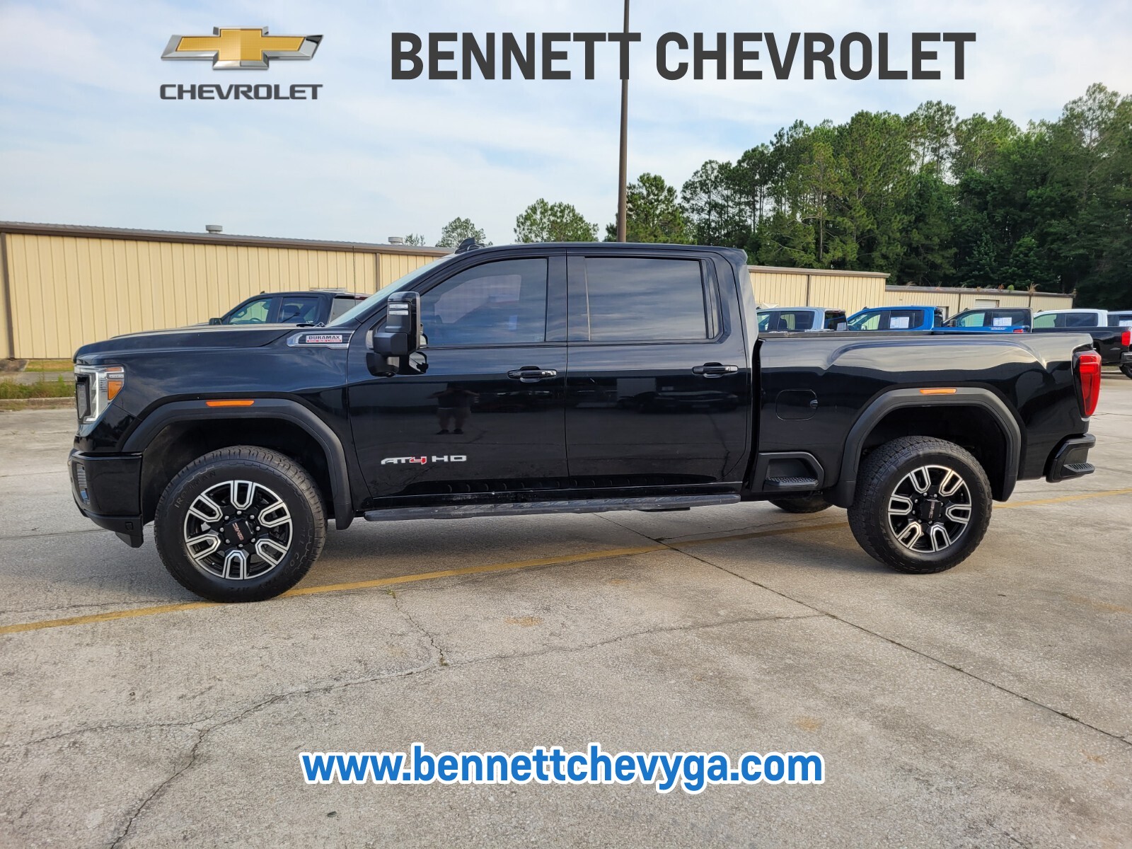 Used 2023 GMC Sierra 2500HD AT4 with VIN 1GT49PEY2PF185321 for sale in Kingsland, GA