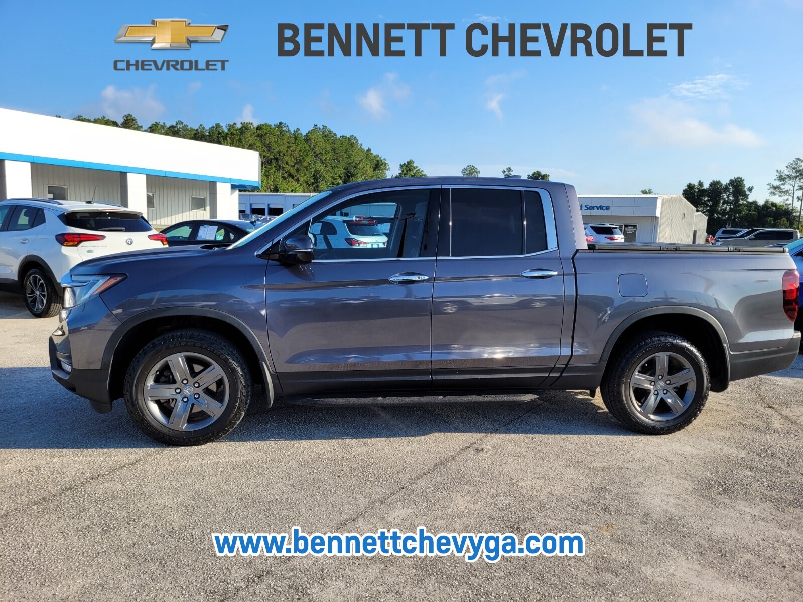 Used 2022 Honda Ridgeline RTL-E with VIN 5FPYK3F72NB024187 for sale in Kingsland, GA