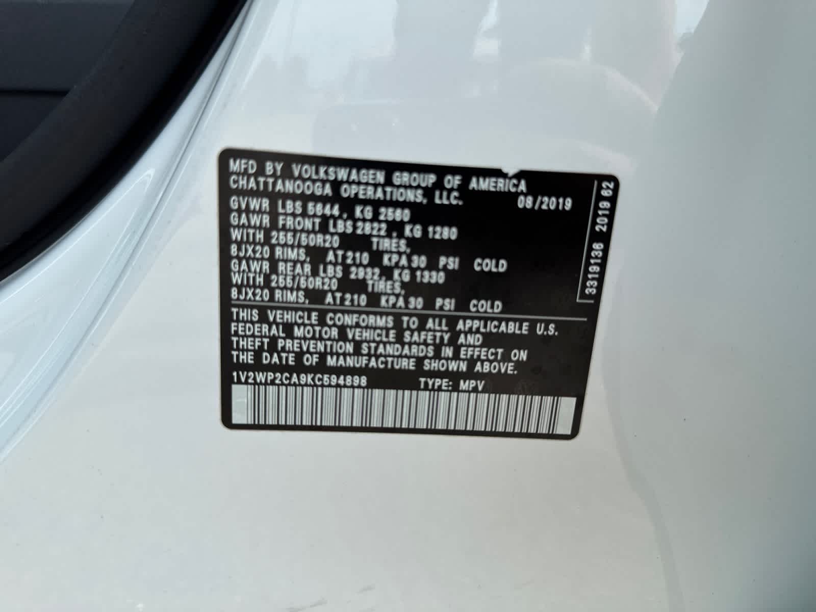 2019 Volkswagen Atlas SE w/Tech - Photo 25