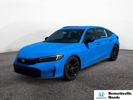 New 2025 Honda Civic Hatchback Sport CVT Bennettsville