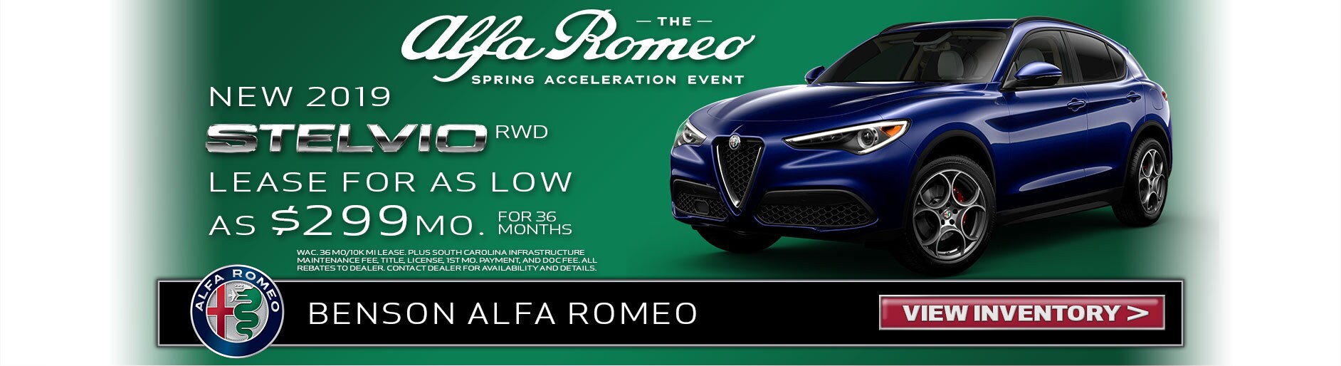 Benson Alfa Romeo Greer, SC New & Used Alfa Romeo Dealership