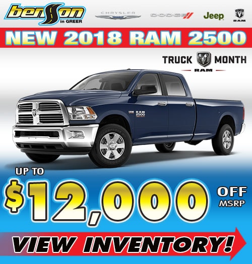 Specials Benson Chrysler Dodge Jeep