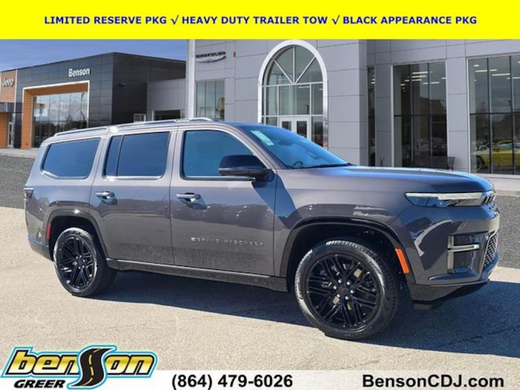 New 2026 Jeep Grand Wagoneer LIMITED RESERVE 4X4 Sport Utility