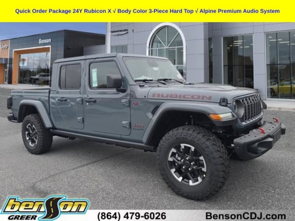 New 2026 Jeep Gladiator RUBICON X 4X4 Pickup