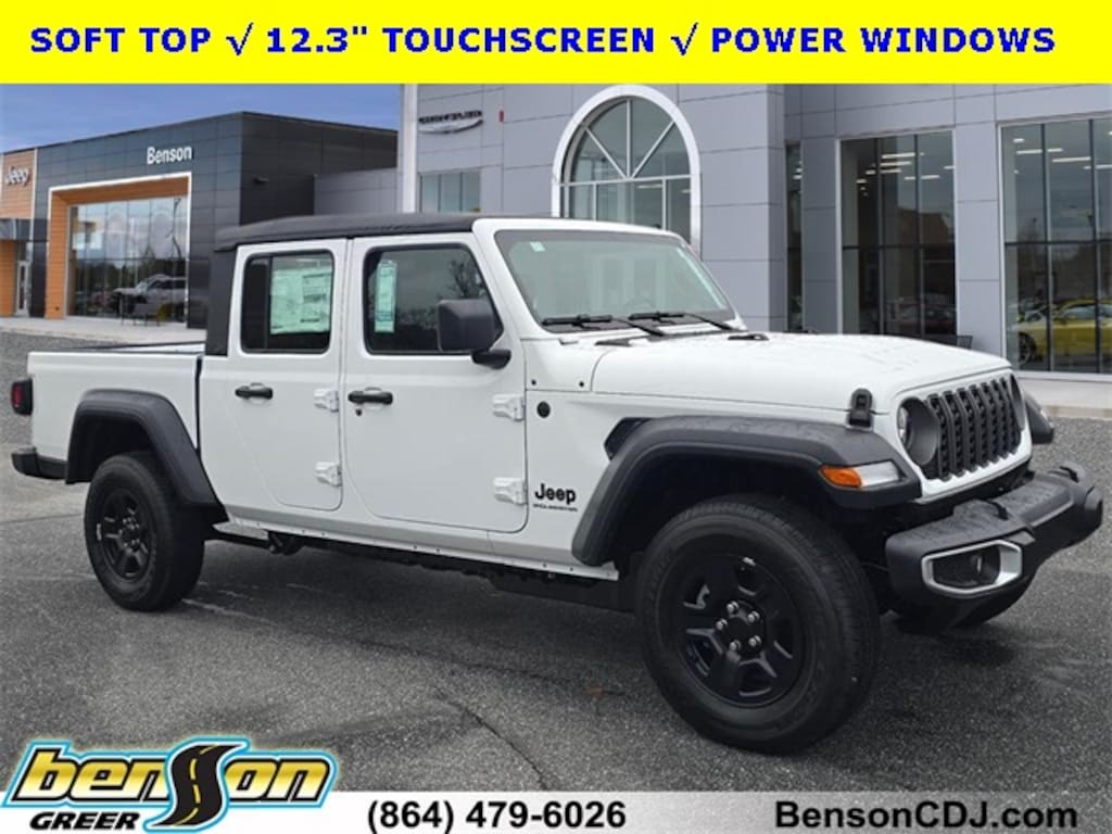 New 2026 Jeep Gladiator SPORT 4X4 Pickup
