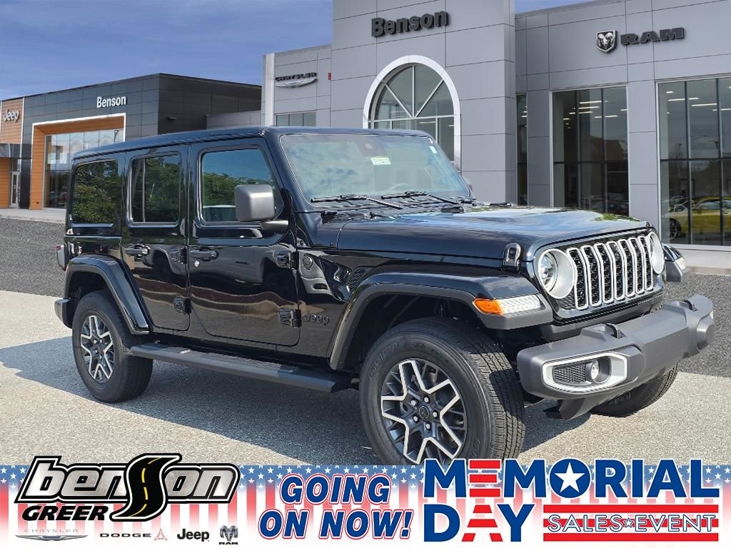 New 2025 Jeep Wrangler 4-DOOR SAHARA Sport Utility