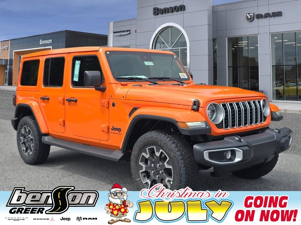 New 2025 Jeep Wrangler 4-DOOR SAHARA Sport Utility