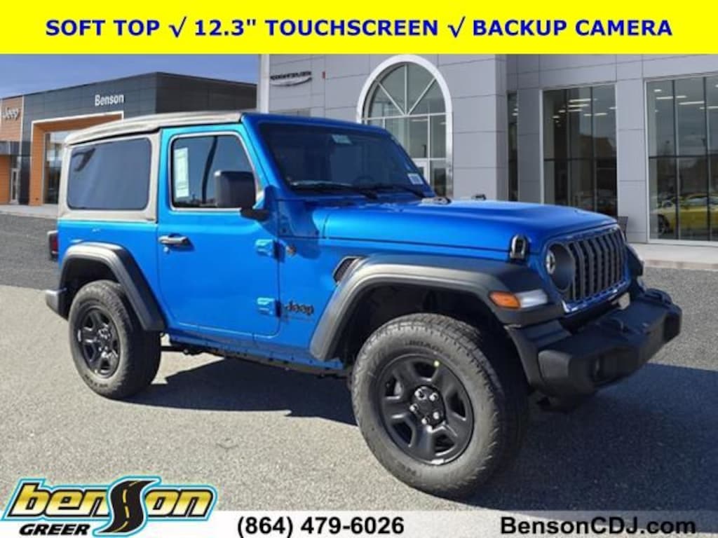 New 2026 Jeep Wrangler 2-DOOR SPORT Sport Utility