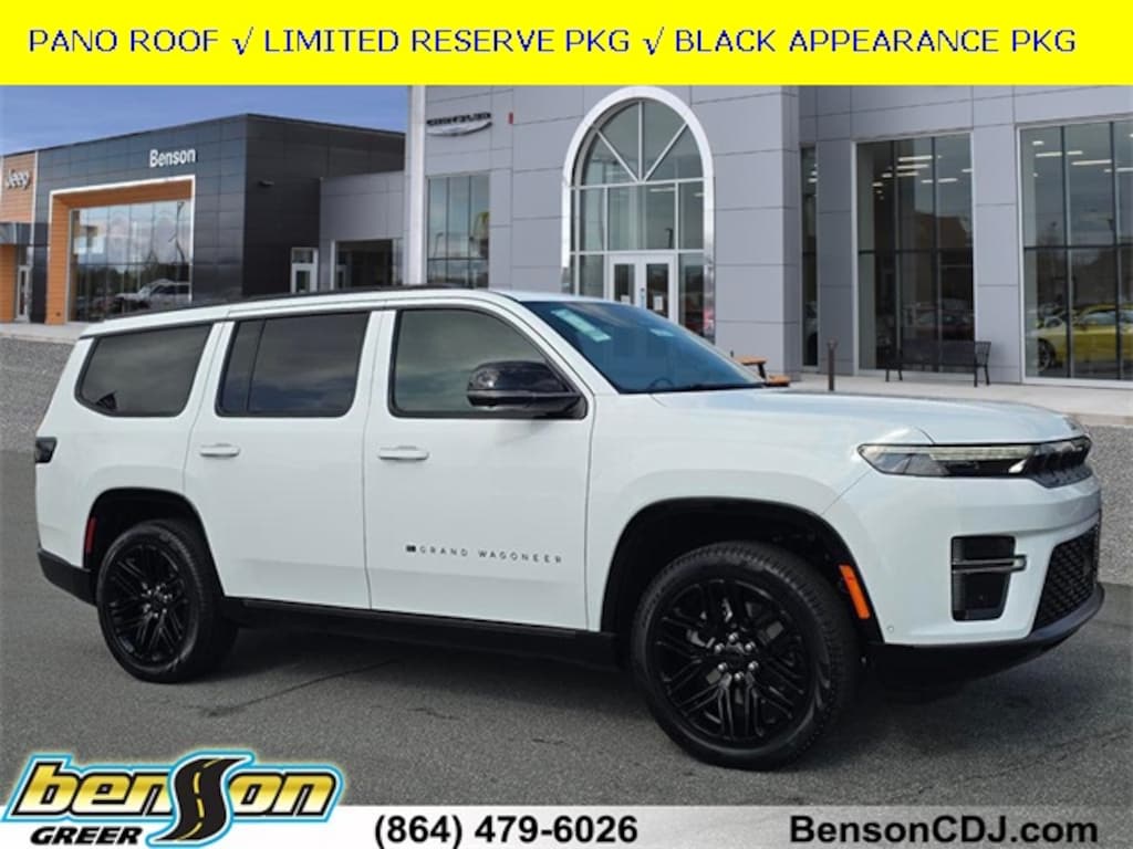 New 2026 Jeep Grand Wagoneer LIMITED RESERVE 4X4 Sport Utility