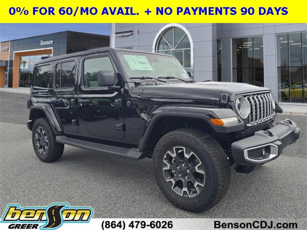 New 2025 Jeep Wrangler 4-DOOR SAHARA Sport Utility