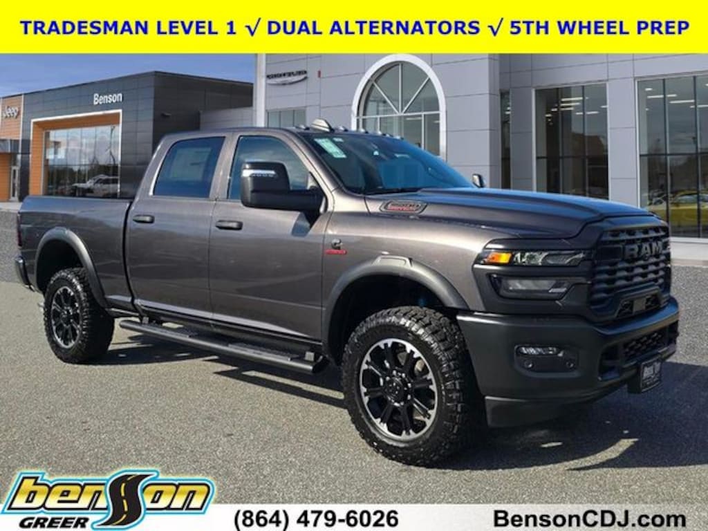 New 2026 Ram 2500 WARLOCK CREW CAB 4X4 6'4 BOX Pickup