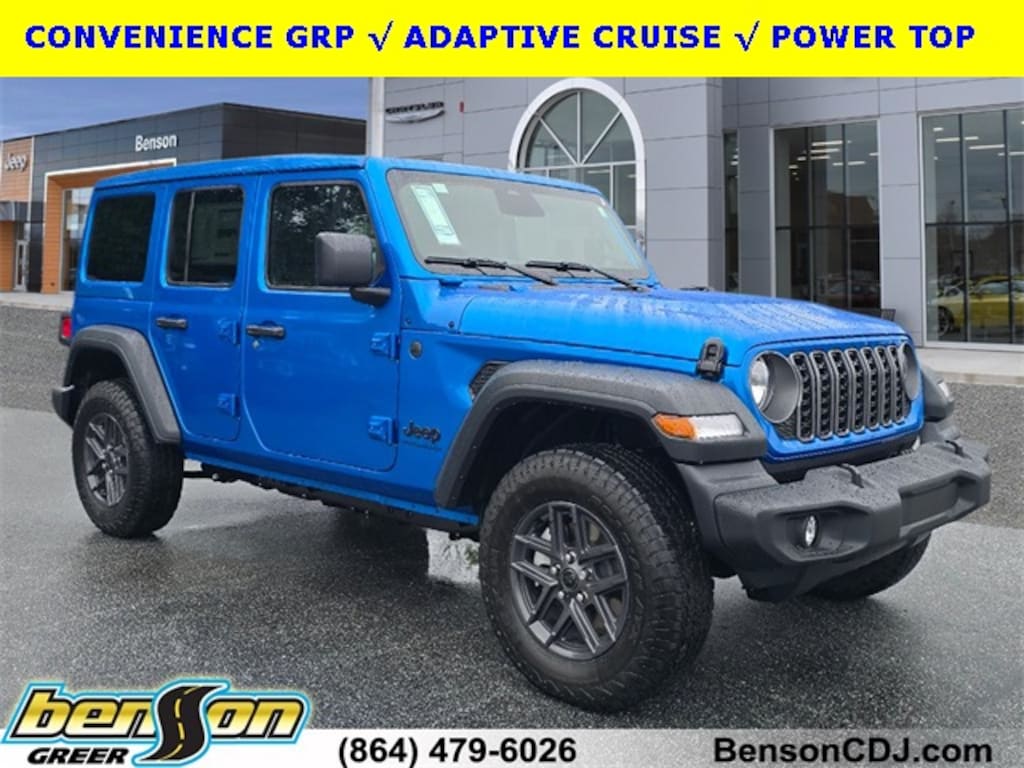 New 2025 Jeep Wrangler 4-DOOR SPORT S Sport Utility