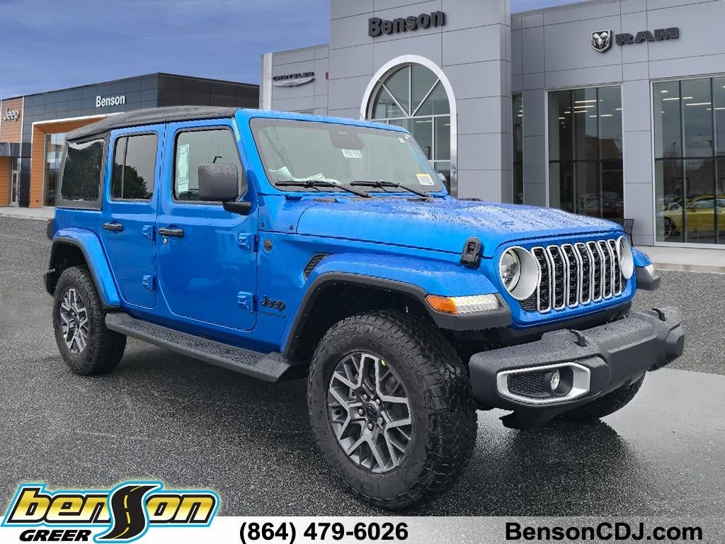 New 2025 Jeep Wrangler 4-DOOR SAHARA Sport Utility