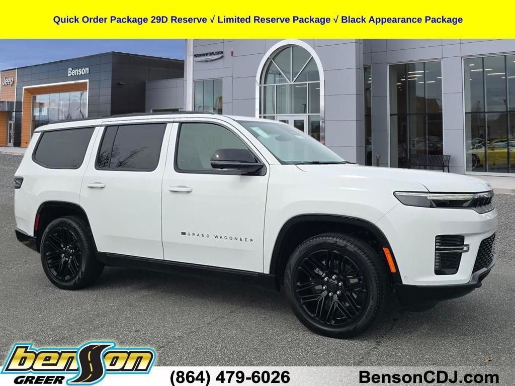 New 2026 Jeep Grand Wagoneer LIMITED RESERVE 4X4 Sport Utility