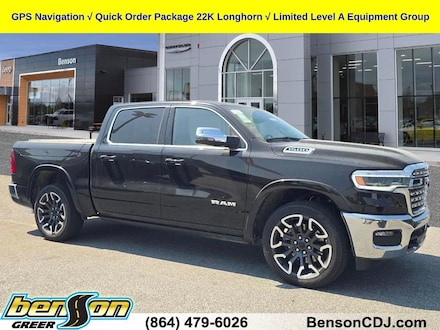 2026 Ram 1500 LIMITED LONGHORN CREW CAB 4X4 5'7 BOX Pickup