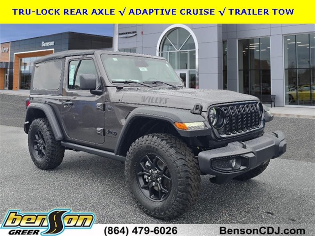 New 2026 Jeep Wrangler 2-DOOR WILLYS Sport Utility
