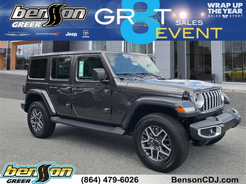 New 2025 Jeep Wrangler 4-DOOR SAHARA Sport Utility