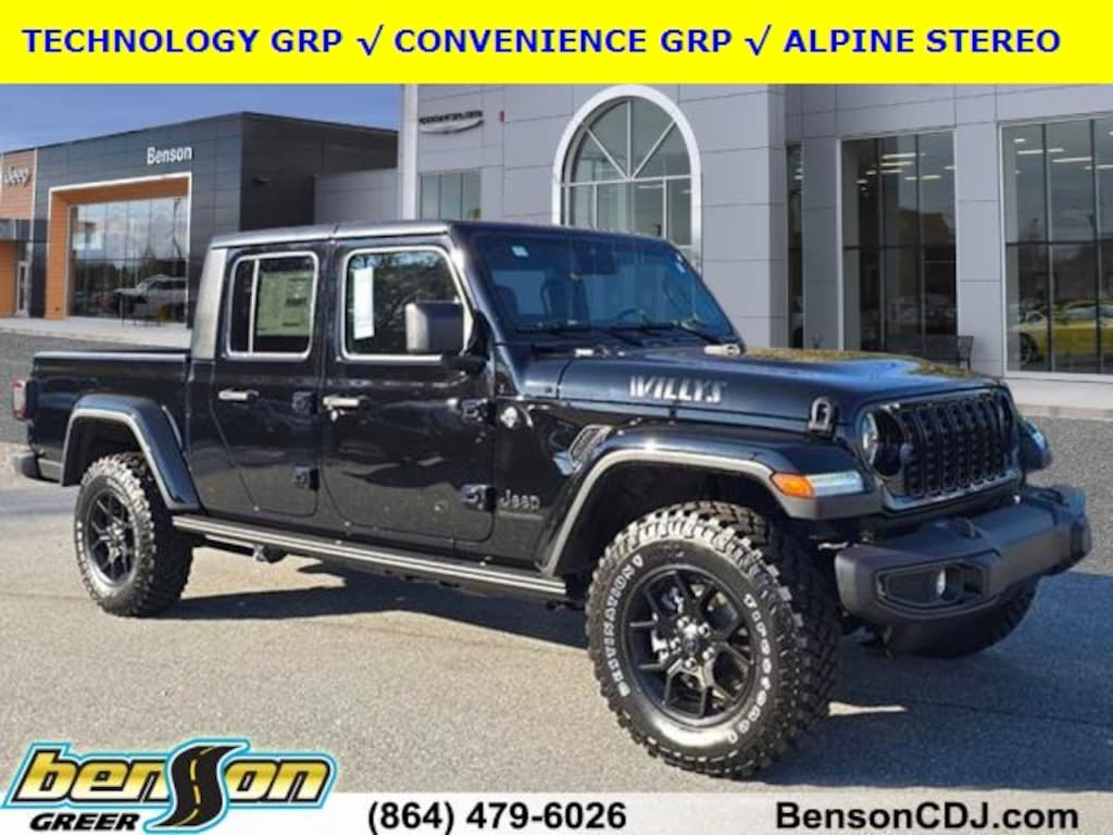 New 2026 Jeep Gladiator WILLYS 4X4 Pickup