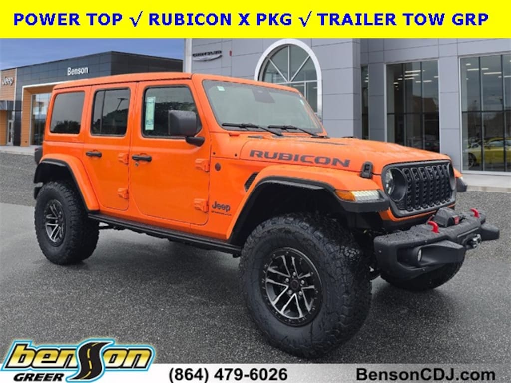 New 2025 Jeep Wrangler 4-DOOR RUBICON X Sport Utility