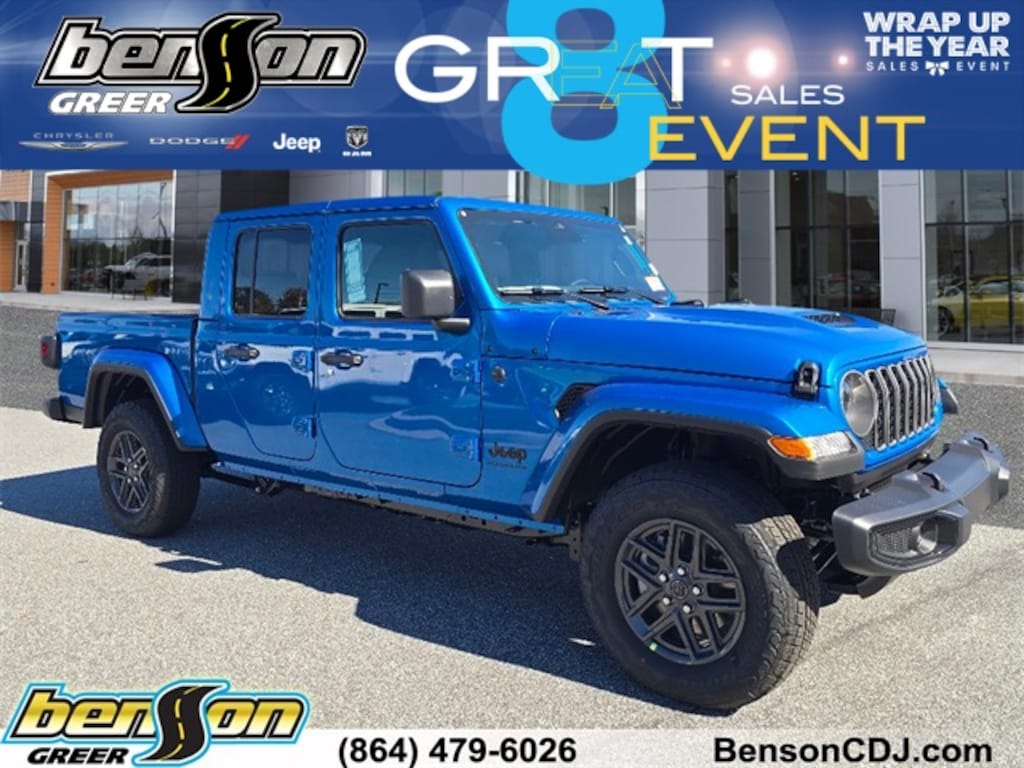 New 2026 Jeep Gladiator SPORT S 4X4 Pickup