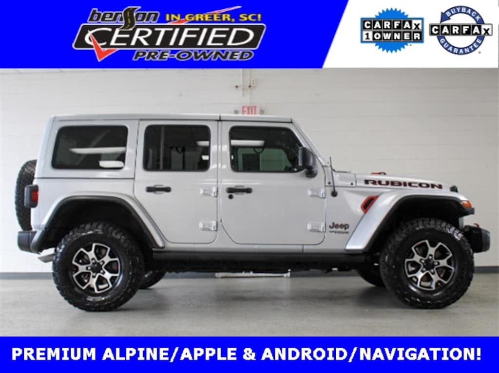Certified 2022 Jeep Wrangler Unlimited Rubicon Sport Utility