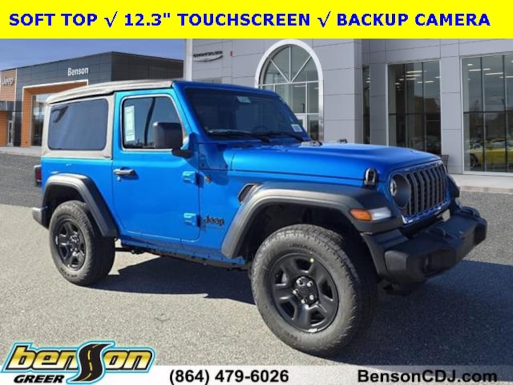 New 2026 Jeep Wrangler 2-DOOR SPORT Sport Utility