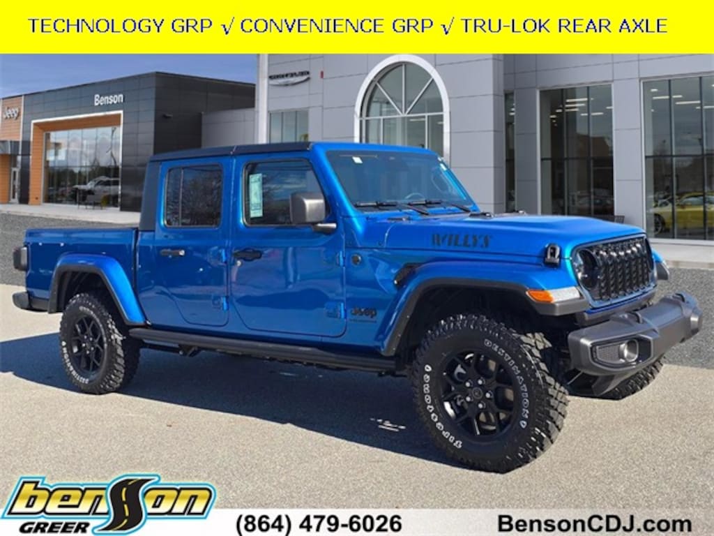 New 2026 Jeep Gladiator WILLYS 4X4 Pickup