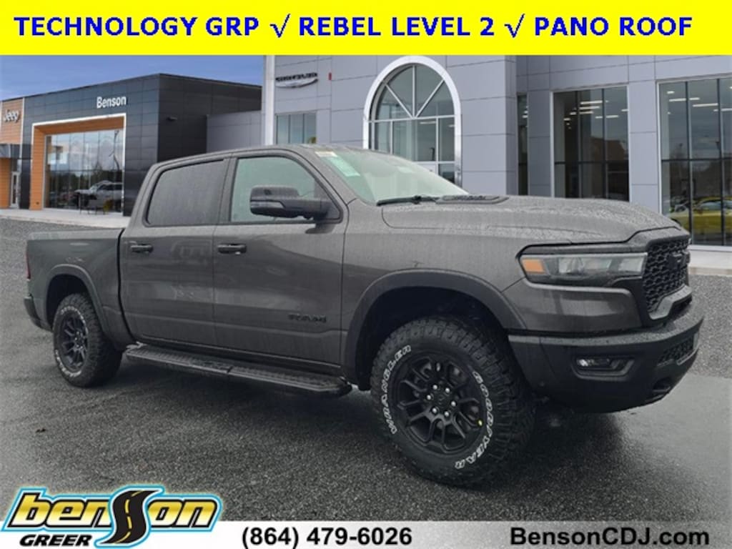 New 2026 Ram 1500 REBEL CREW CAB 4X4 5'7 BOX Pickup